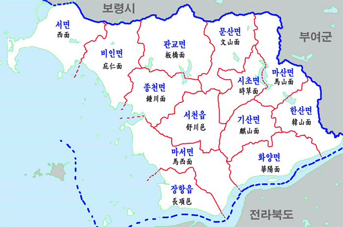 보령 세무서 관할지역 2